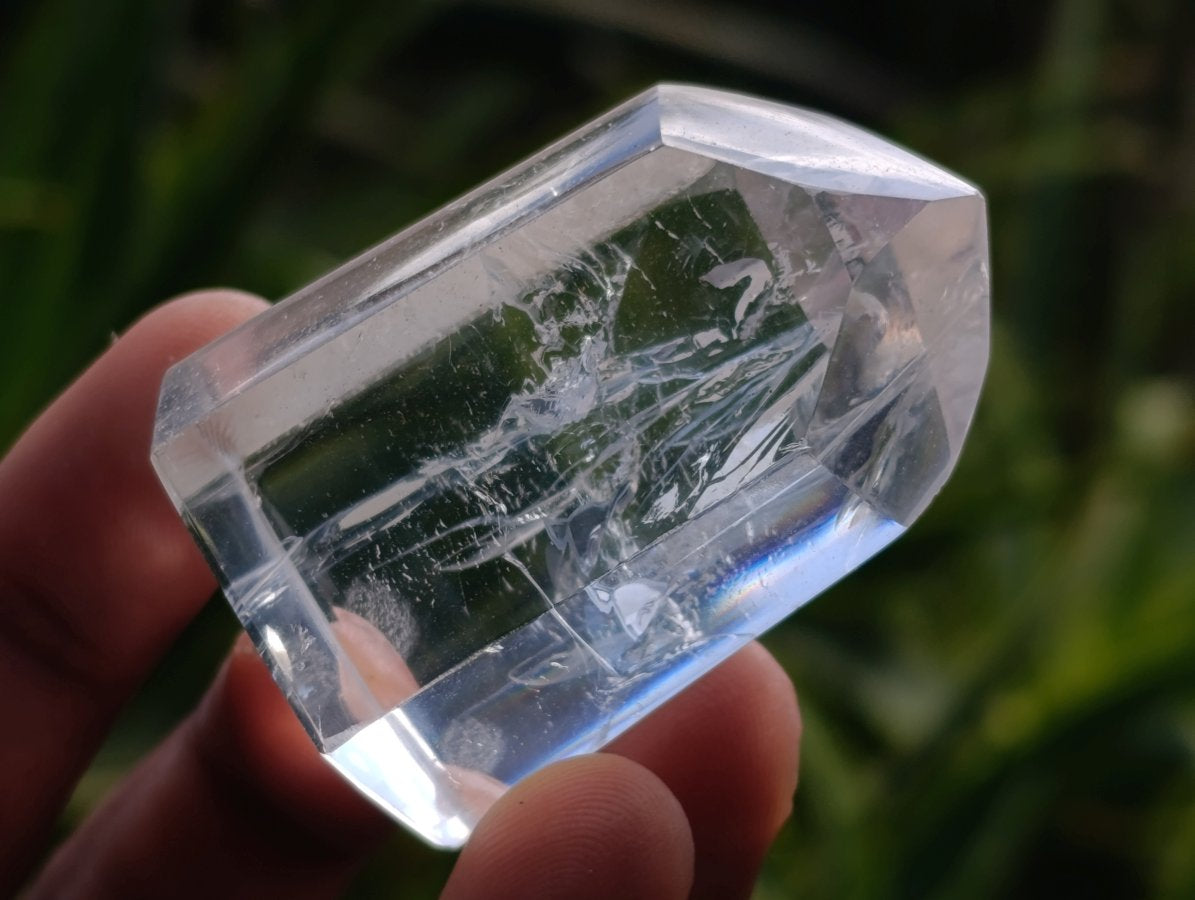 Polished Optic and Clear Quartz Crystals x 12 From Madagascar
