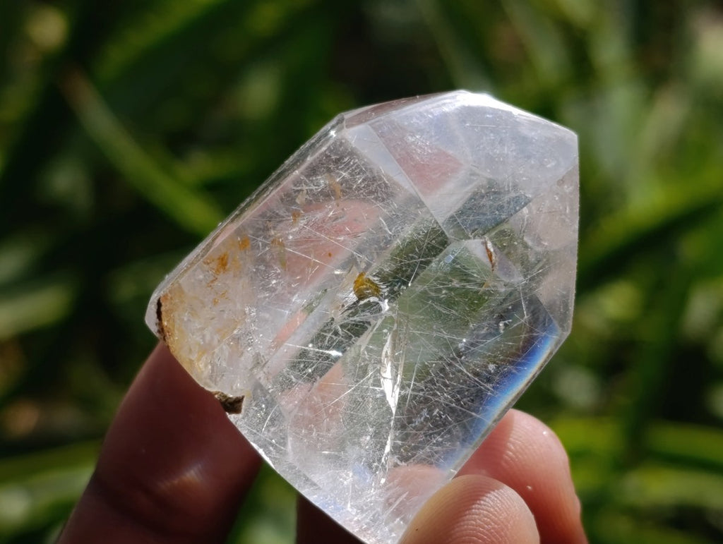 Polished Optic and Clear Quartz Crystals x 12 From Madagascar