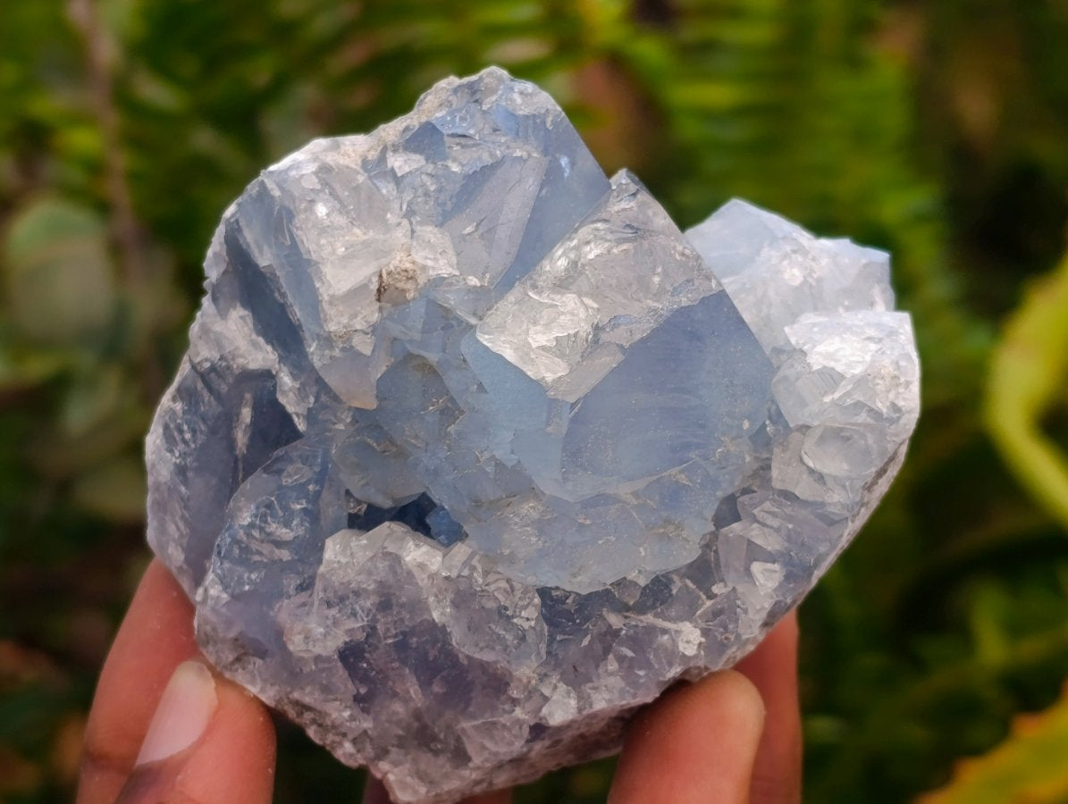 Natural Blue Celestite Specimens x 32 From Sakoany, Madagascar