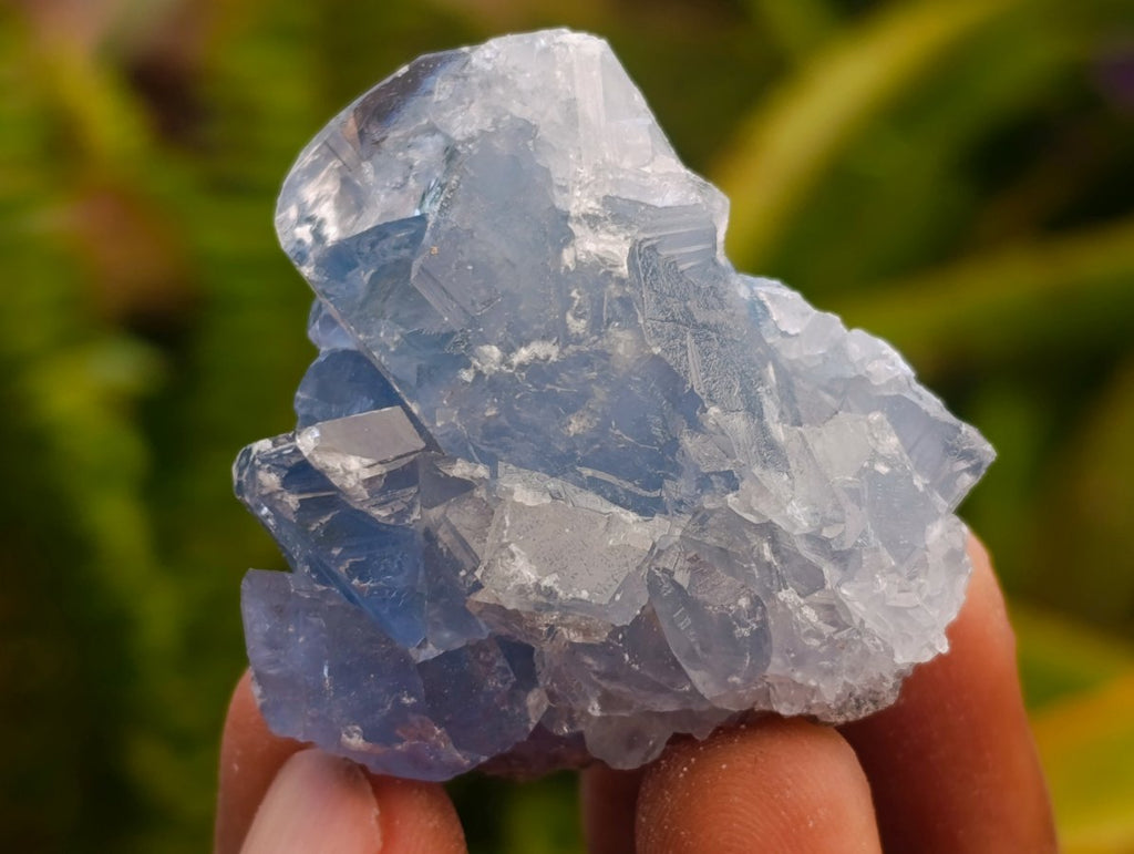 Natural Blue Celestite Specimens x 32 From Sakoany, Madagascar