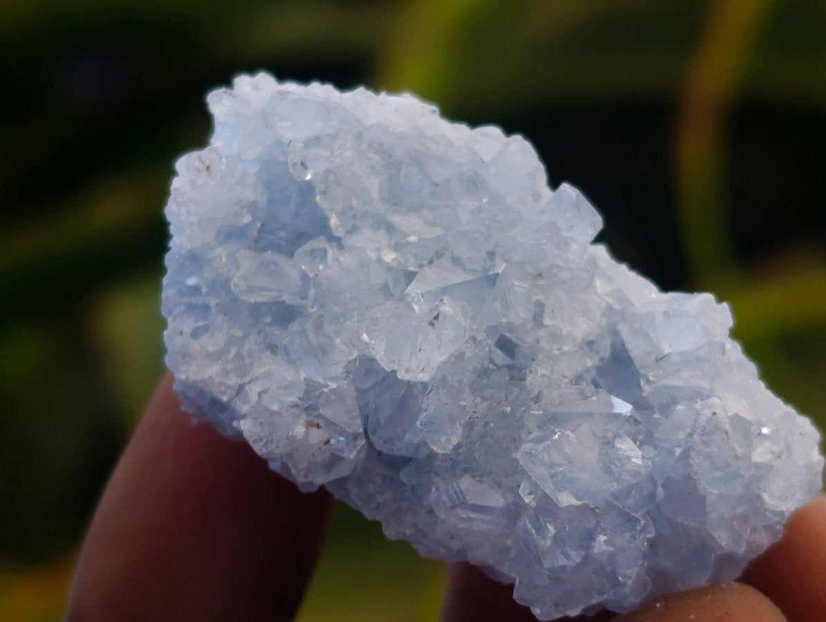 Natural Blue Celestite Specimens x 32 From Sakoany, Madagascar