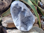 Polished XL Blue Celestite Egg x 1 From Sakoany, Madagascar