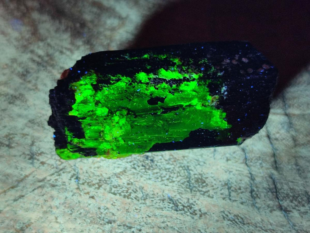 Natural Schorl Black Tourmaline Specimens x 12 From Erongo, Namibia