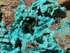 Natural Drusy Coated Chrysocolla with Malachite and Azurite Specimens x 2 From Lupoto Mine, Congo