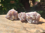 Natural Rare Amethyst Asylum Quartz Clusters x 20 From Luena, Congo