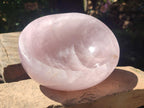Polished Large Gemmy Rose Quartz Bowl x 1 From Madagascar