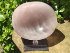 Polished Large Gemmy Rose Quartz Bowl x 1 From Madagascar