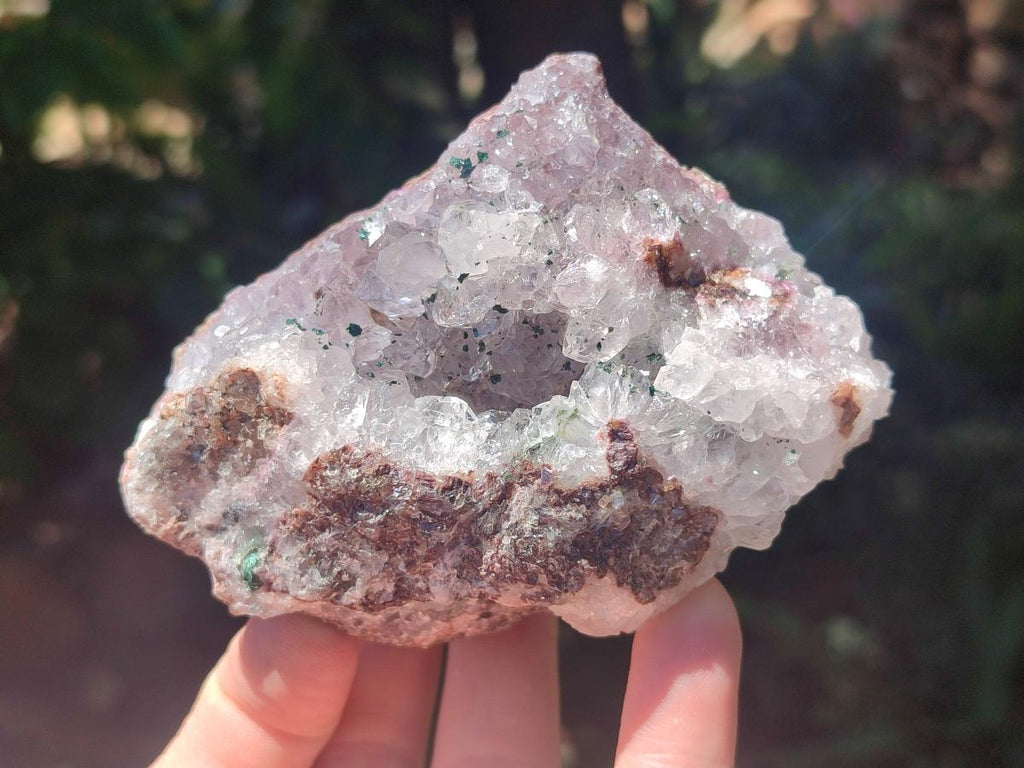 Natural Salrose Cobaltion Dolomite Specimens with Malachite x 4 From Kakanda, Congo