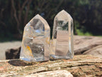 Polished Clear Quartz Crystal Points x 6 From Madagascar