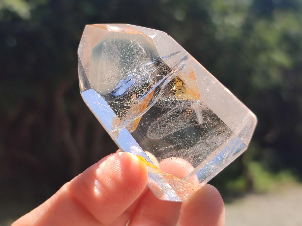 Polished Clear Quartz Crystal Points x 6 From Madagascar