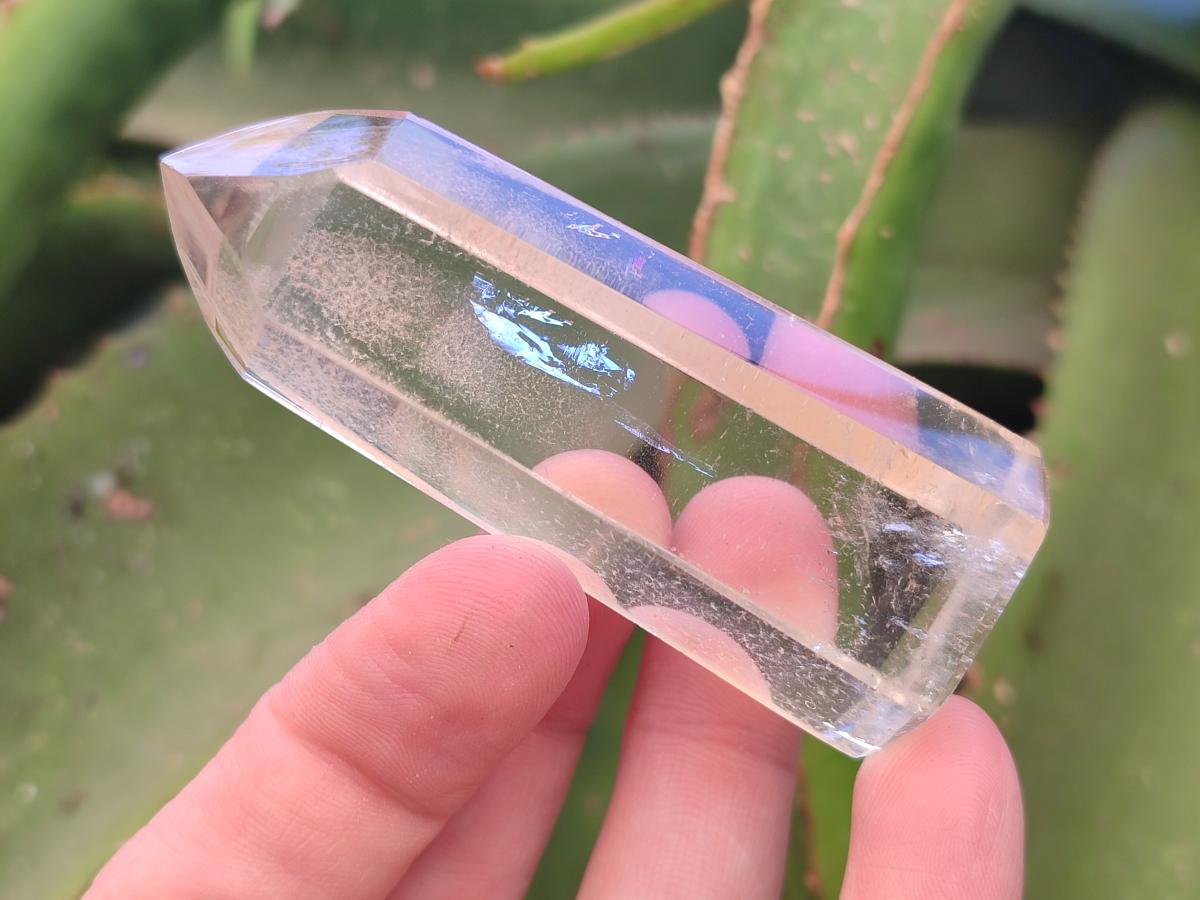 Polished Clear Quartz Crystal Points x 6 From Madagascar