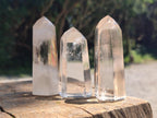 Polished Clear Quartz Crystal Points x 6 From Madagascar