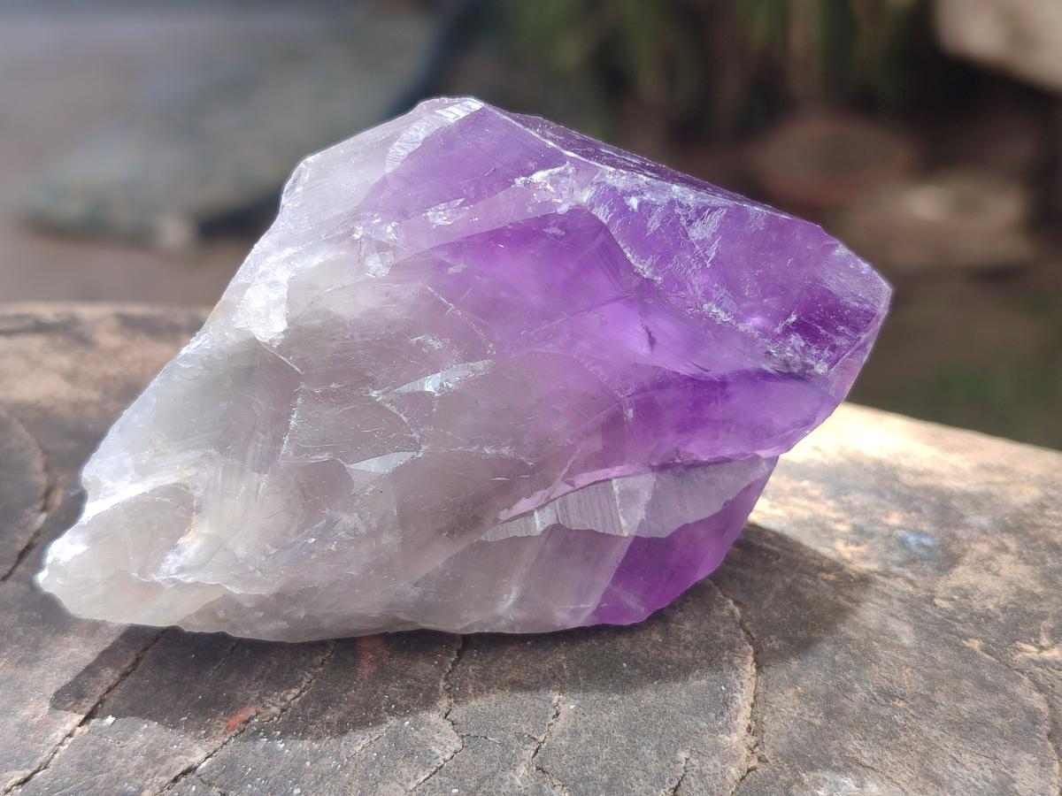 Natural Jacaranda Amethyst Single Crystals x 24 From Mumbwa, Zambia