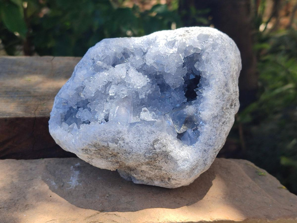 Natural Large Blue Celestite Geode Specimen x 1 From Sakoany, Madagascar