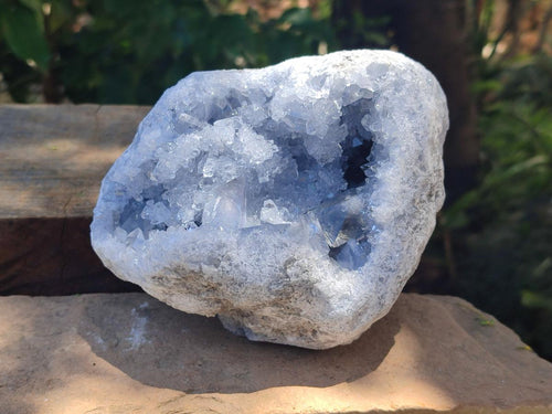 Natural Large Blue Celestite Geode Specimen x 1 From Sakoany, Madagascar