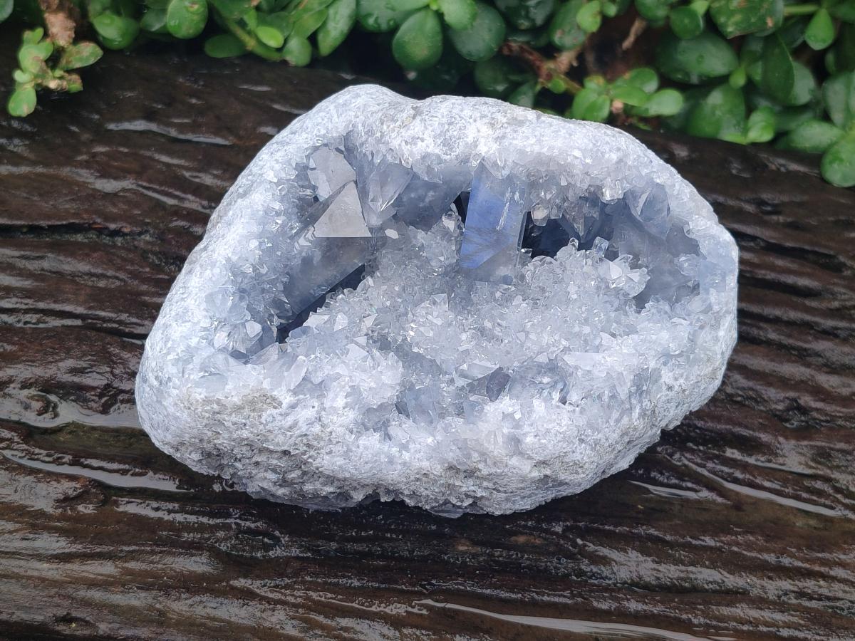 Natural Large Blue Celestite Geode Specimen x 1 From Sakoany, Madagascar
