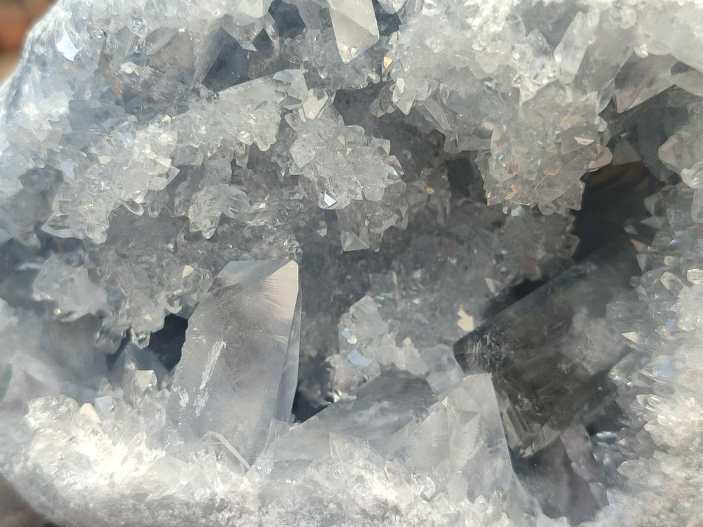 Natural Large Blue Celestite Geode Specimen x 1 From Sakoany, Madagascar