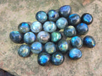 Polished Rounded Labradorite Free Forms x 35 From Madagascar