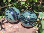 Polished Stromatolite Spheres x 2 From Katsepy, Madagascar