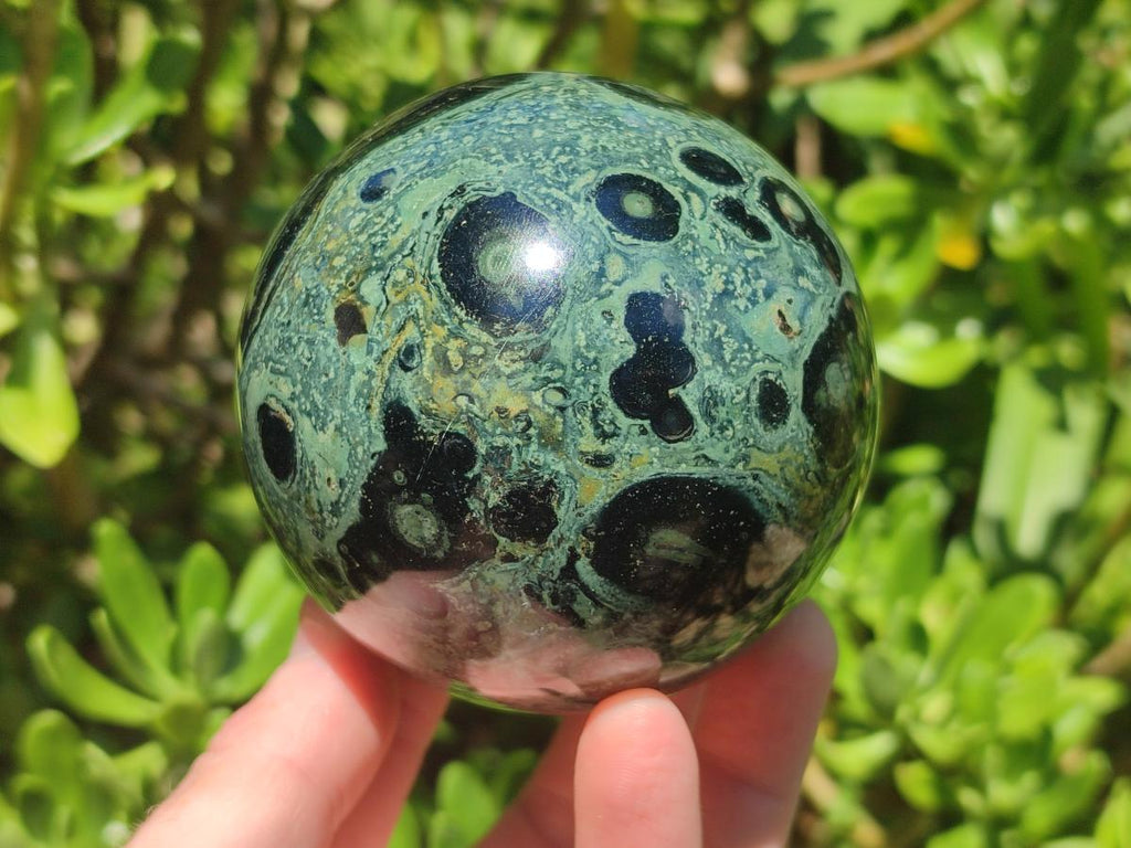 Polished Stromatolite Spheres x 2 From Katsepy, Madagascar