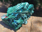 Natural Drusy Coated Chrysocolla Specimens x 6 From Lupoto Mine, Congo