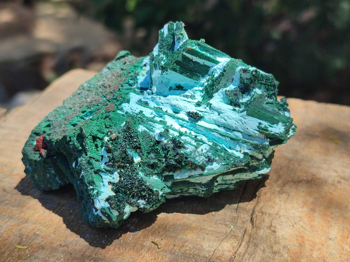 Natural Drusy Coated Chrysocolla Specimens x 6 From Lupoto Mine, Congo
