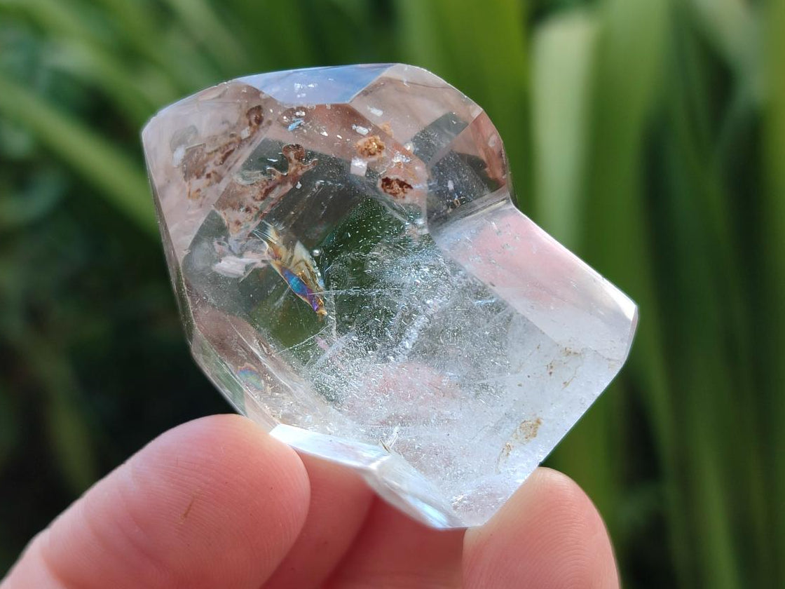 Polished Clear and Optic Quartz Crystals x 12 From Madagascar
