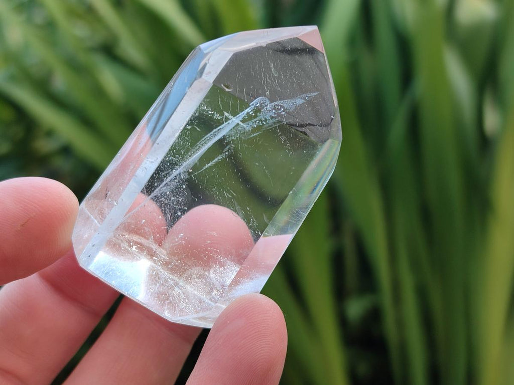 Polished Clear and Optic Quartz Crystals x 12 From Madagascar