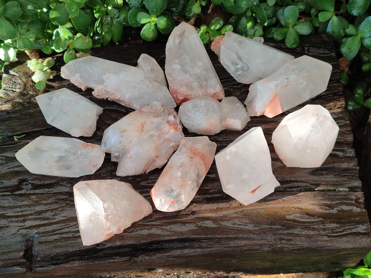 Natural Mpika Quartz Crystals x 12 From Mpika, Zambia
