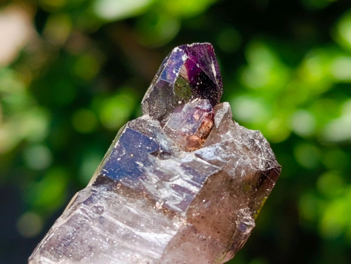 Natural Window Amethyst Crystals x 12 From Chiredzi, Zimbabwe