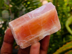 Natural Rhombohedral Sunset Orange Calcite Specimens x 12 From Spitzkop, Namibia