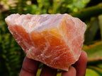 Natural Rhombohedral Sunset Orange Calcite Specimens x 12 From Spitzkop, Namibia