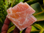 Natural Rhombohedral Sunset Orange Calcite Specimens x 12 From Spitzkop, Namibia