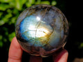 Polished Labradorite Spheres x 6 From Madagascar - Toprock Gemstones and Minerals 