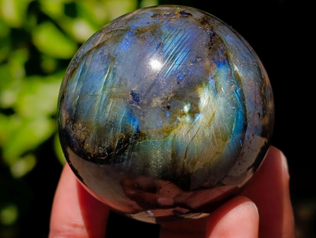Polished Labradorite Spheres x 6 From Madagascar - Toprock Gemstones and Minerals 