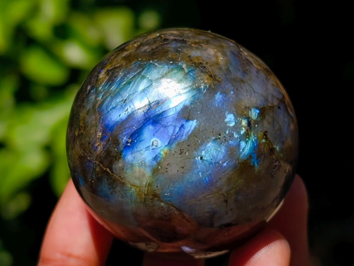 Polished Labradorite Spheres x 6 From Madagascar - Toprock Gemstones and Minerals 