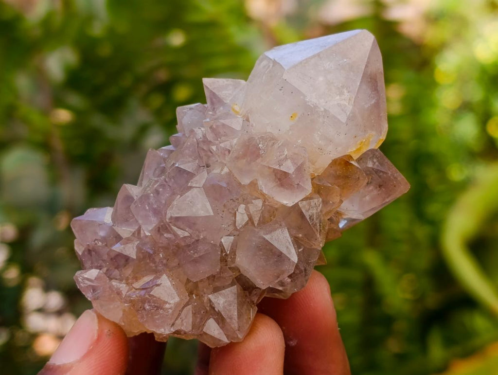 Natural Smokey Phantom Amethyst Spirit Clusters x 12 From Boekenhouthoek, South Africa