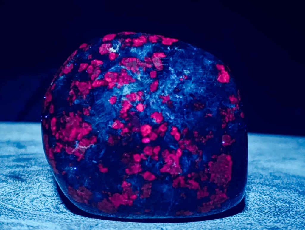 Polished Ruby Corundum In Chrome Verdite Free Forms x 6 From Mutoko, Zimbabwe