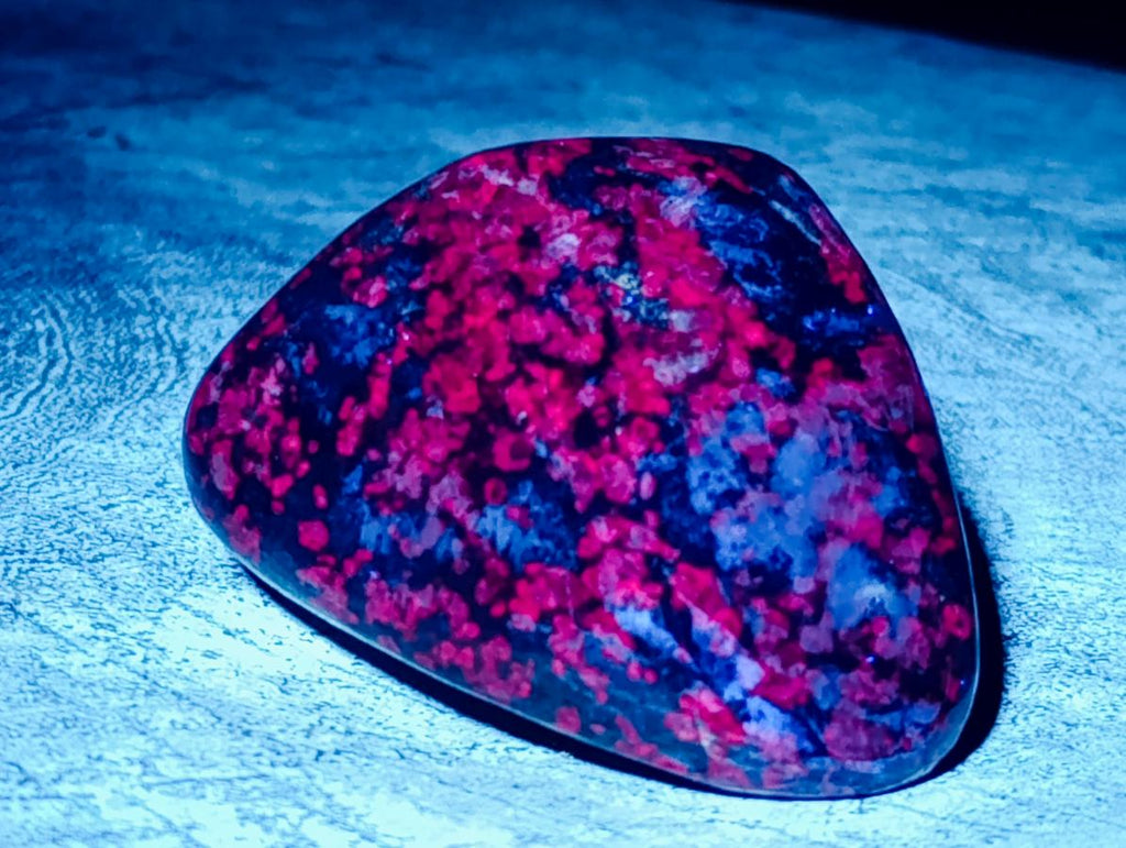 Polished Ruby Corundum In Chrome Verdite Free Forms x 6 From Mutoko, Zimbabwe