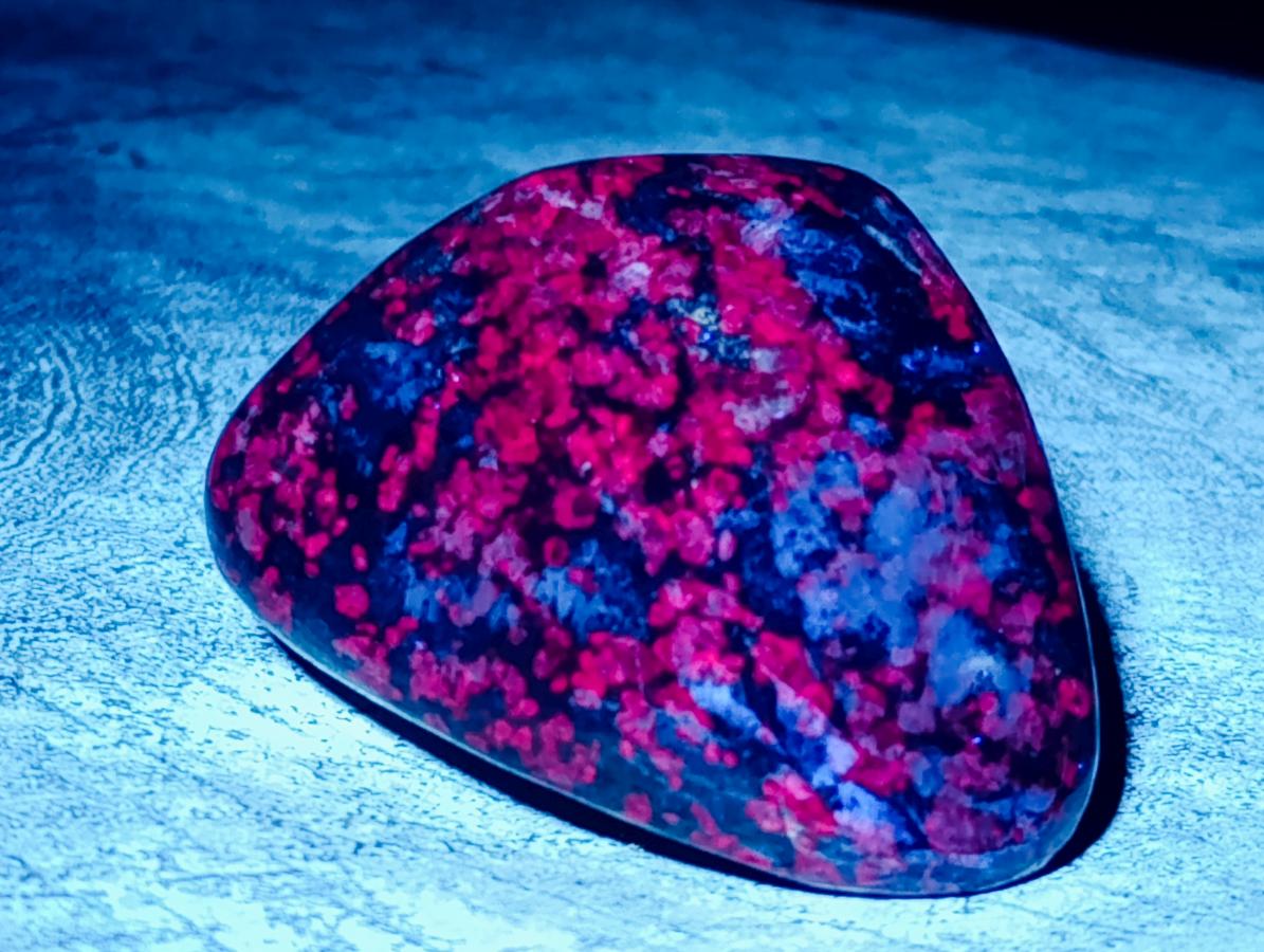 Polished Ruby Corundum In Chrome Verdite Free Forms x 6 From Mutoko, Zimbabwe