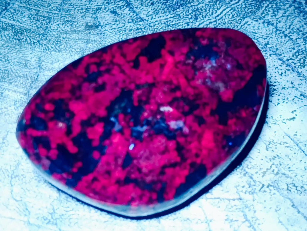 Polished Ruby Corundum In Chrome Verdite Free Forms x 6 From Mutoko, Zimbabwe