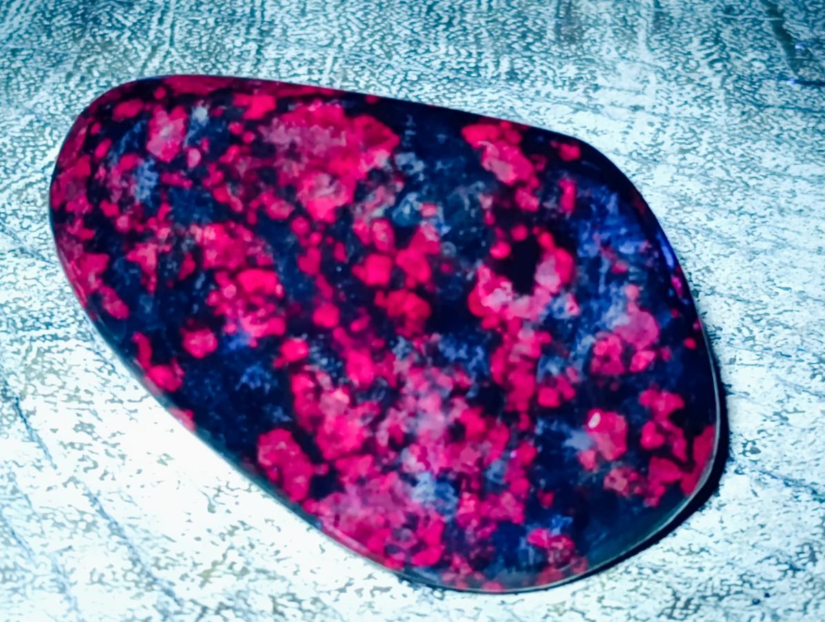 Polished Ruby Corundum In Chrome Verdite Free Forms x 6 From Mutoko, Zimbabwe