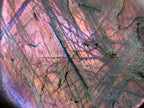 Polished Rare Purple Sunset Flash Labradorite Standing Free Forms x 2 From Madagascar