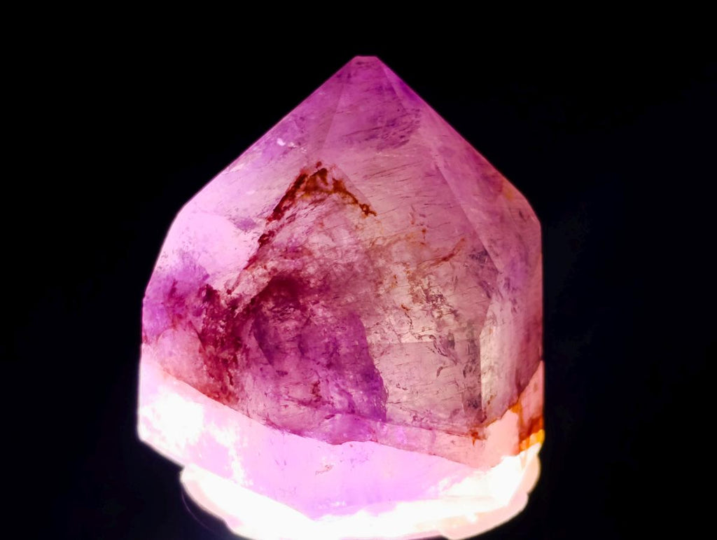 Natural Window Amethyst Crystals x 6 From Akansobe, Madagascar