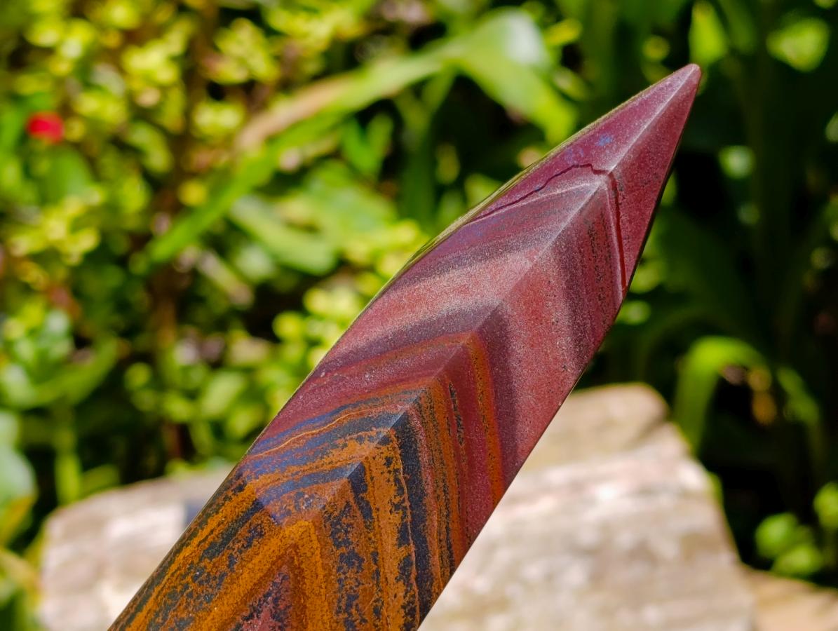 Polished Large Banded Tiger Iron Display Crystal x 1 From South Africa