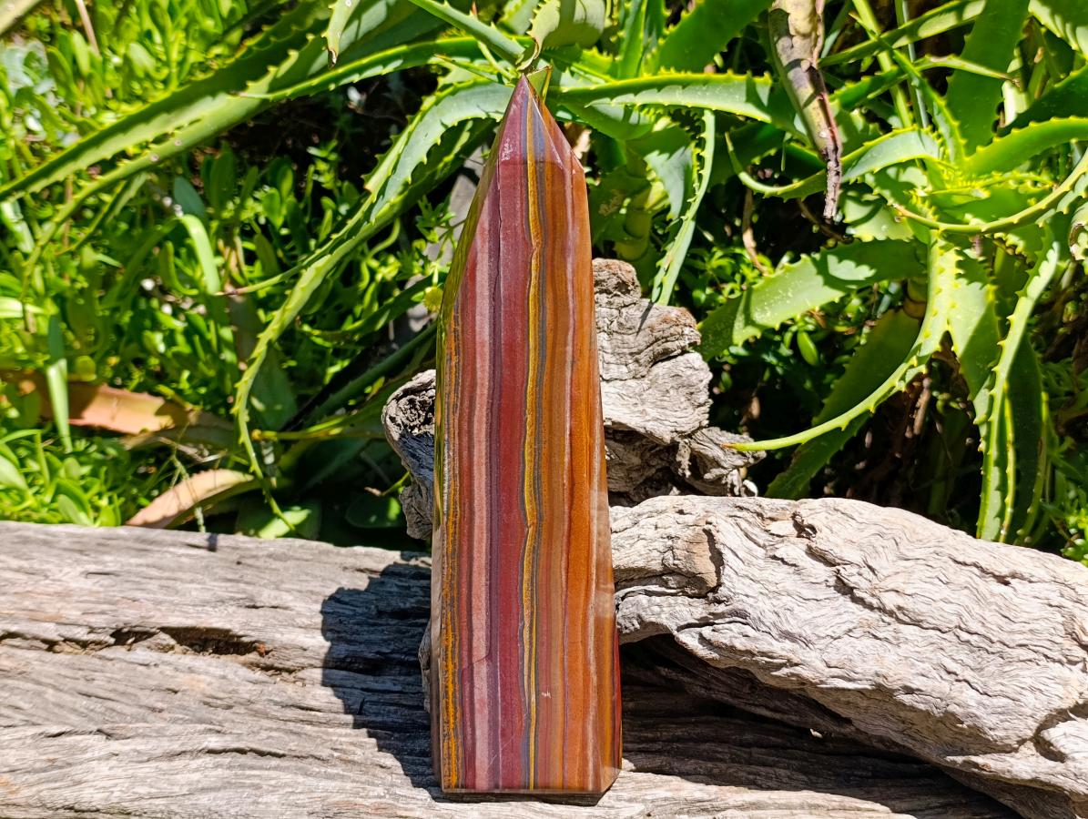Polished Large Banded Tiger Iron Display Crystal x 1 From South Africa