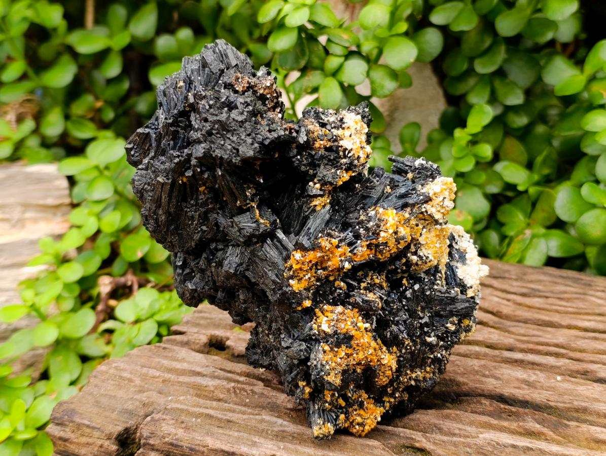 Natural Large Cabinet Schorl Black Tourmaline Specimen x 1 From Erongo, Namibia