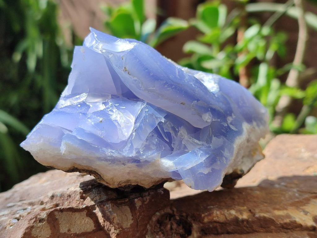Natural Blue Lace Agate Specimens x 5 From Nsanje, Malawi - Toprock Gemstones and Minerals 