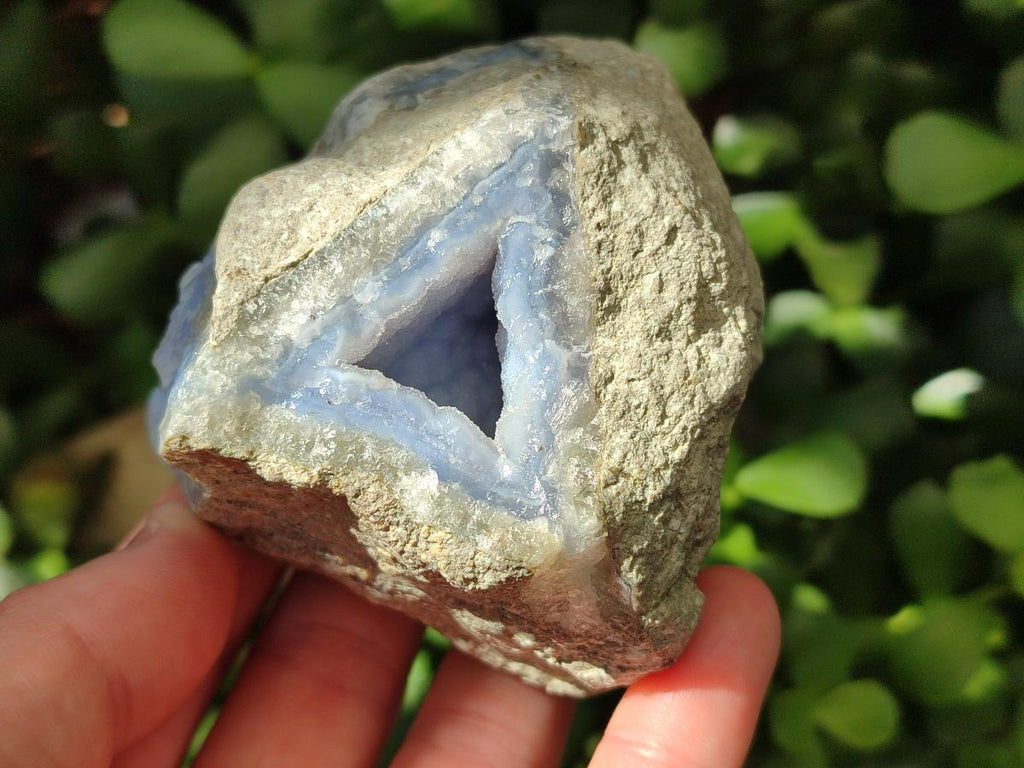 Natural Blue Lace Agate Specimens x 5 From Nsanje, Malawi - Toprock Gemstones and Minerals 