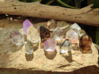 Polished Quartz Crystals With Inclusions x 12 From Madagascar